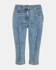 SKINNY DELRAY DENIM CAPRI PANT