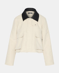 JUSTINA BARN JACKET OATMEAL