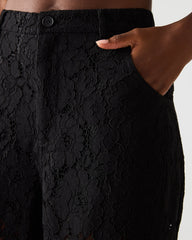 TRE LACE PANT BLACK