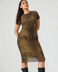 SHORT SLEEVE HAILEE DRESS HOT SPOTS PRINT