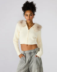 LYSIA SWEATER JACKET CREAM
