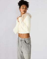 LYSIA SWEATER JACKET CREAM