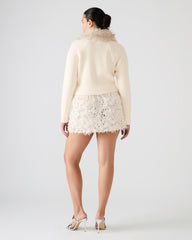 LYSIA SWEATER JACKET CREAM