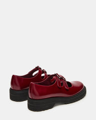 ALBA BURGUNDY LEATHER