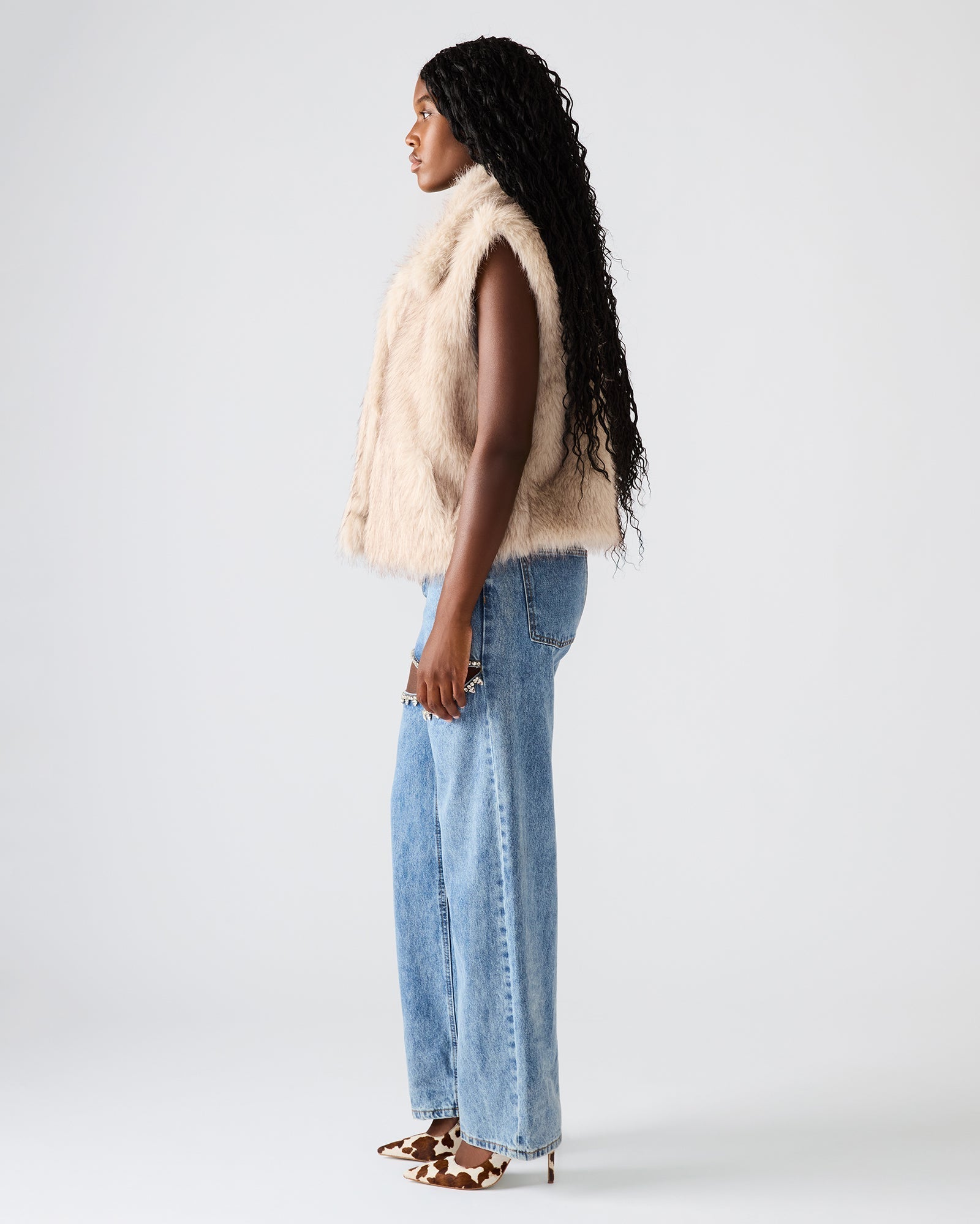 SAFIRA VEST NATURAL